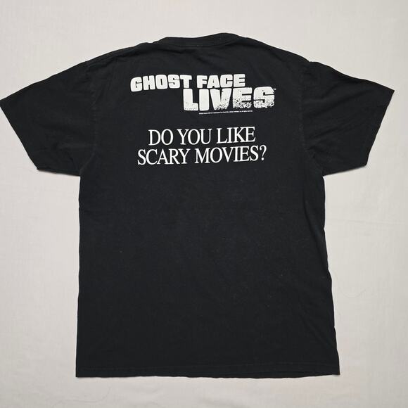 Scream Ghostface Shirt Large Black Short Sleeve Horro Movie Graphic Tee - Picture 4 of 7